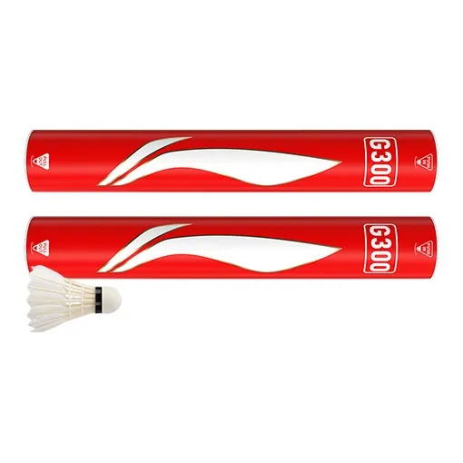 LiNing G300 Goose Feather Shuttlecock 12 Pack Goose Feather Everyday Shuttlecocks-3