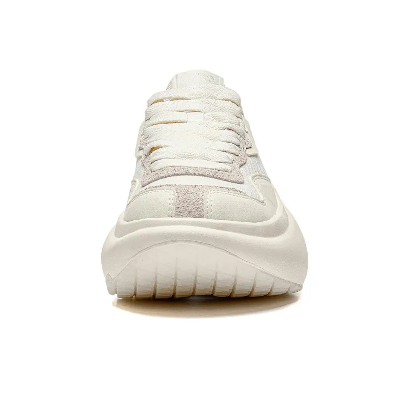 LiNing Yun You Ocra Cushioning, Slip Resistant, And Abrasion Resistant Low Top Casual Shoes Unisex Beige-3