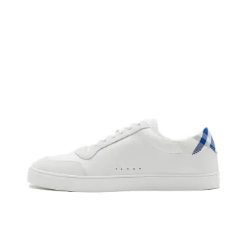 Burberry Checkered Leather Sneakers