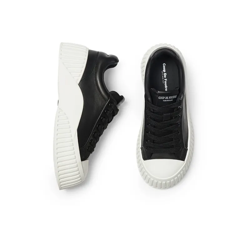 Coup De Foudre Height Increasing Low-Top Skateboard Shoes 5cm Women's-2