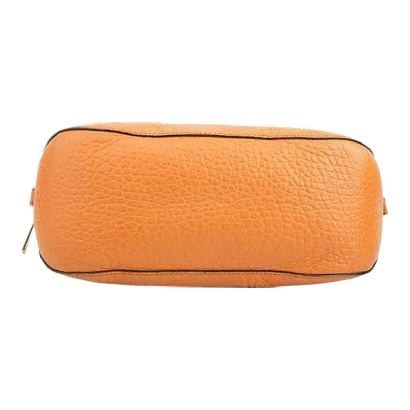 Burberry Cow Leather Portable Crossbody Bag, Shoulder Bag Regular Women's Orange-3