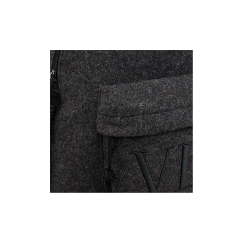Valentino VLTN Felt Backpack Regular Men's Anthracite/Black-4