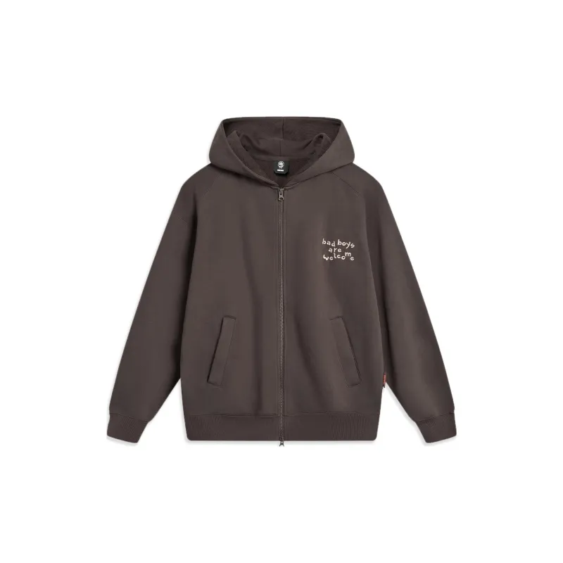 LiNing Badfive Sweatshirt Unisex Charcoal Brown-1