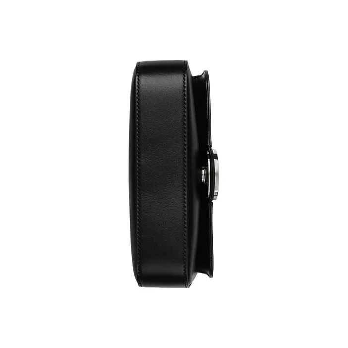 GUCCI Leather Portable Crossbody Bag Shoulder Bag Mini Women's Black-4