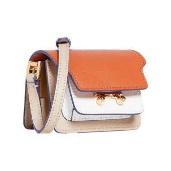 MARNI Trunk Colour Block Foldover Top Tote Bag