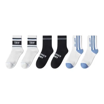 MIIOW Mid-Calf Socks Men's 6 Pack