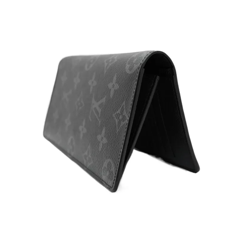 LOUIS VUITTON Wallet Brazza Monogram Eclipse Black-4