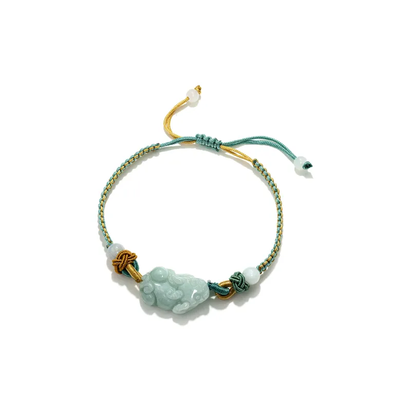 North Cain Bean Type Jadeite Bracelets Unisex-0