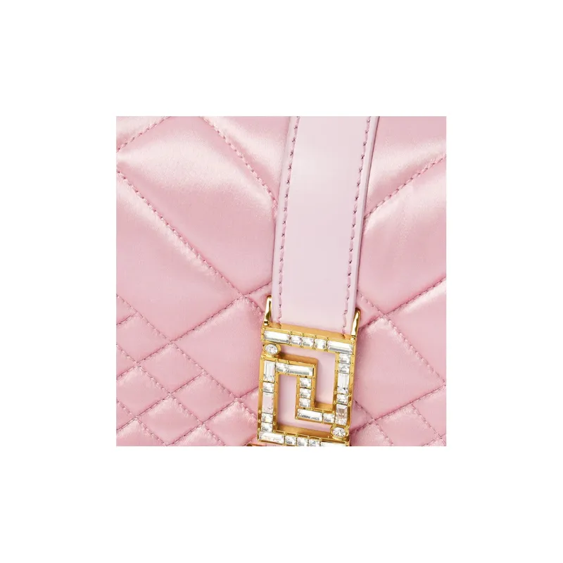 FANSIZHE Viscose With Silk Blend Crossbody Bag, Shoulder Bag Women's Pink-4