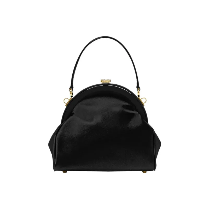 VERSACE Medusa '95 Viscose Blended Silk Blended Sheepskin One Shoulder Handbags Regular Women's Black-2