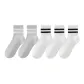 5 Pack (White 3 Pack+Light Gray 2 Pack)