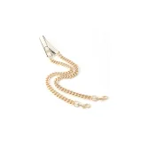 Ecru Leather Shoulder Chain 60cm