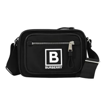 Burberry Polyamide Messenger Bag Crossbody Bag Shoulder Bag Men's Black