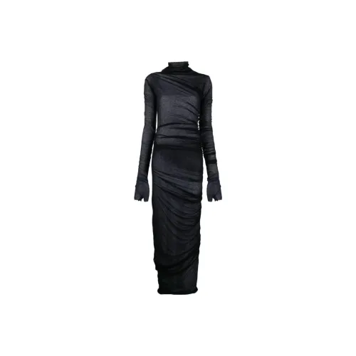 Ann Demeulemeester Long-Sleeved Dresses Women's Black