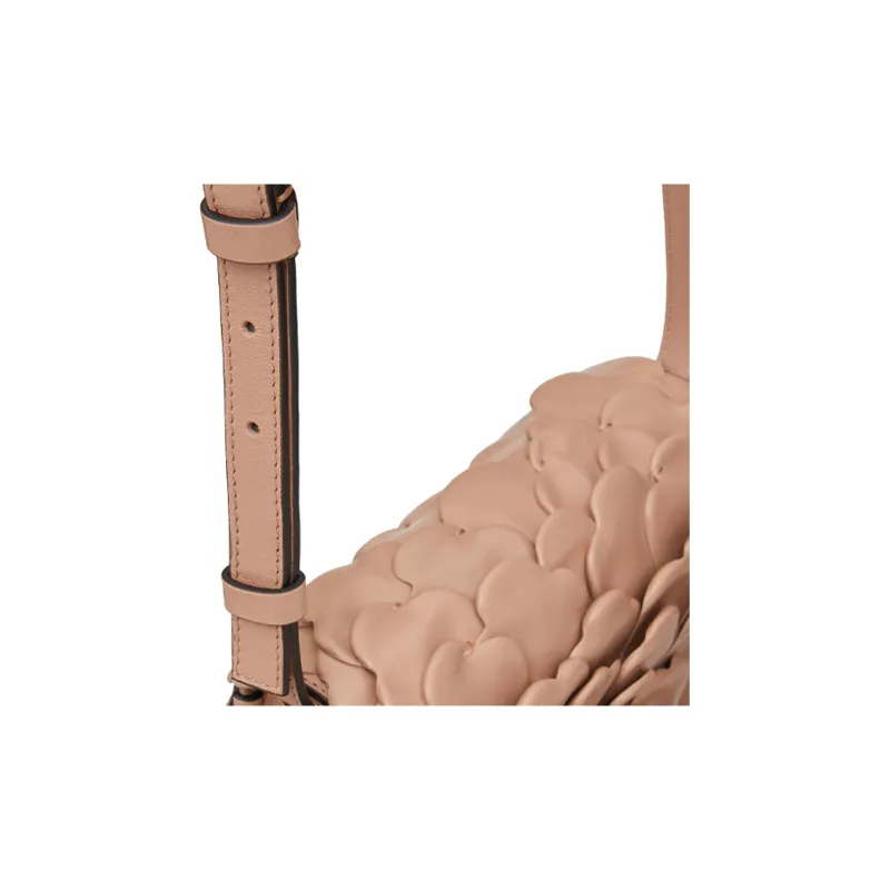 Valentino Atelier Sheepskin Leather Messenger Bag Shoulder Bags Handbags Women's Nude Pink-4