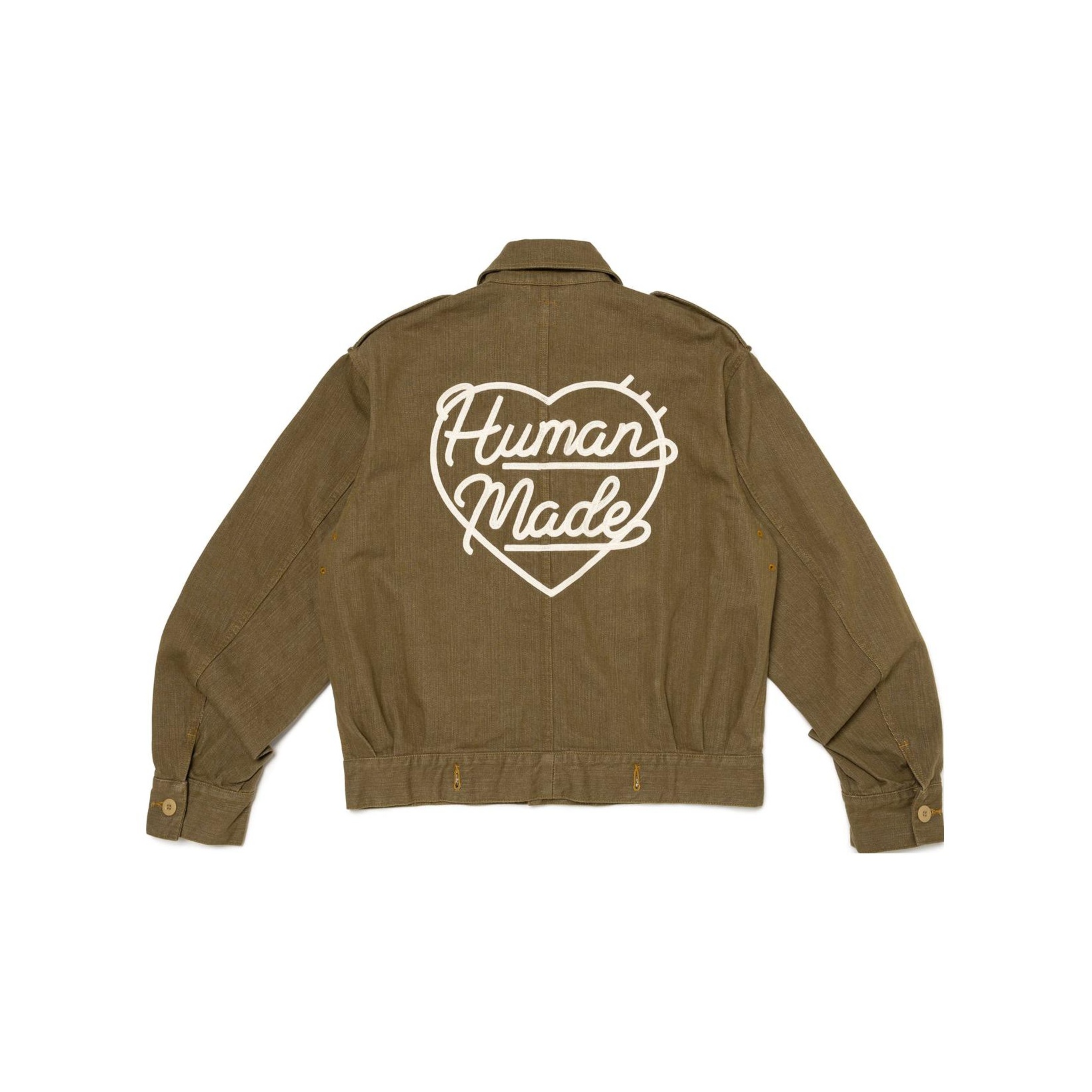 HUMAN MADE Military Denim Jacket - POIZON