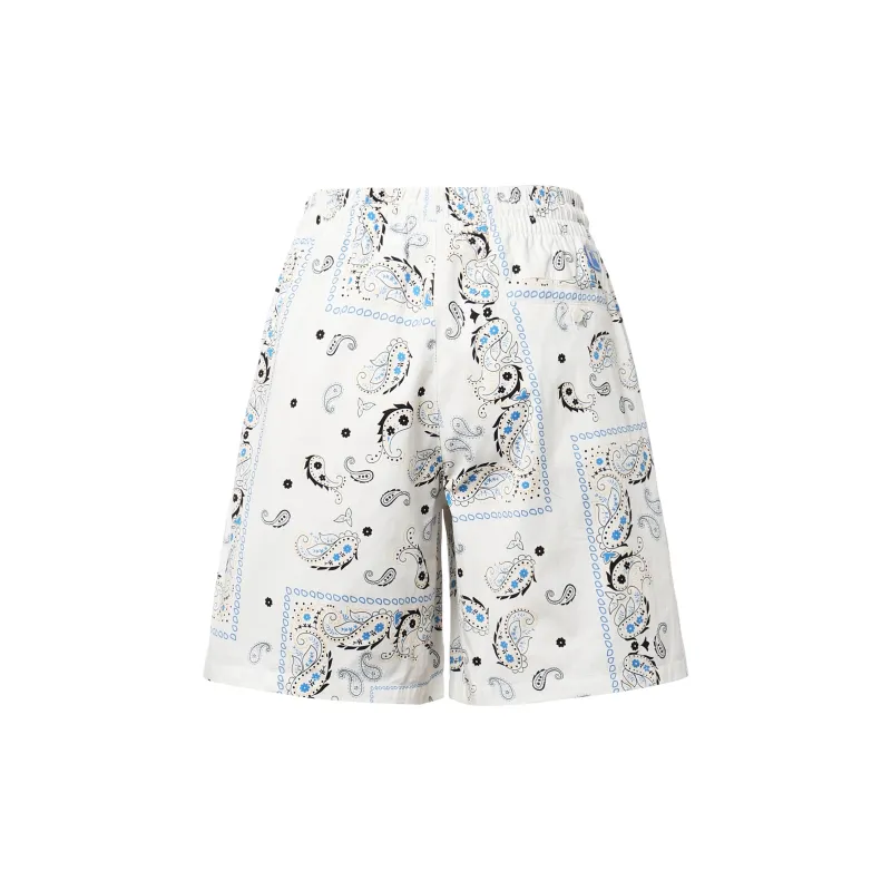 MLB New York Yankees Casual Shorts Unisex Ivory White-1