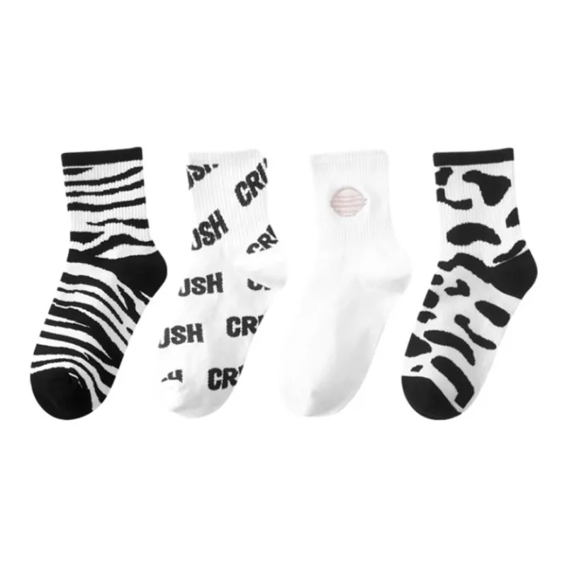 MIIOW Women's Mid Calf Socks-4