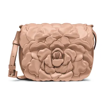 Valentino Atelier Sheepskin Leather Messenger Bag Shoulder Bags Handbags Women's Nude Pink