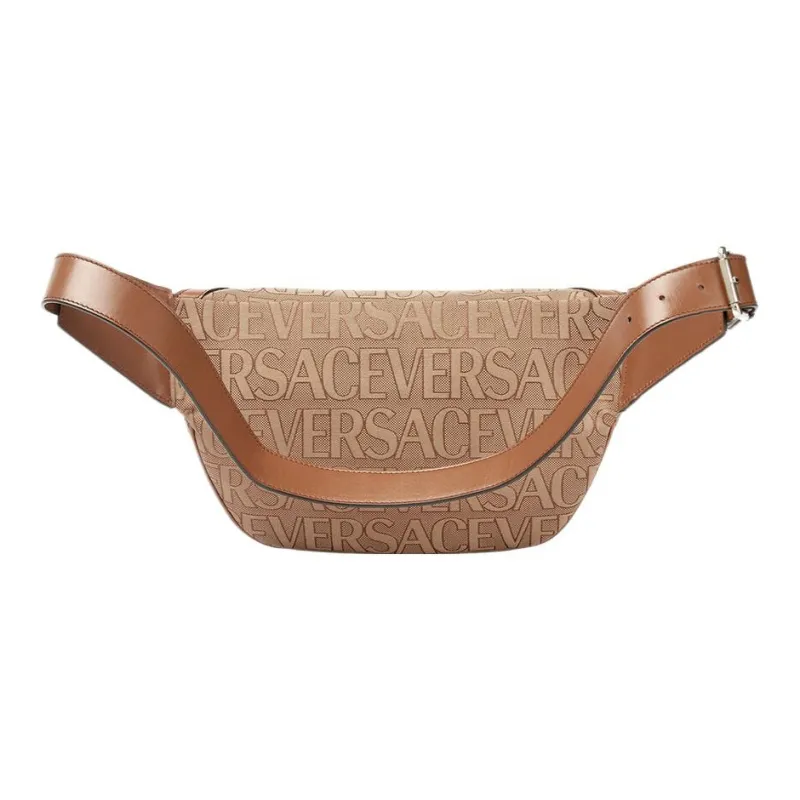 VERSACE Repeat Series Polyester One Shoulder Crossbody Fanny Pack Regular Men's Brown-2