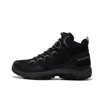 Columbia Anti Slip Wear Resistant Mid Top Outdoor Shoes Men's Black