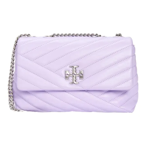 TORY BURCH Kira Leather Crossbody Bag, Shoulder Bag Trumpets Women's Purple