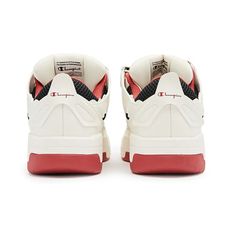 Champion Slip Resistant Low Top Skateboard Shoes Women's Red-3