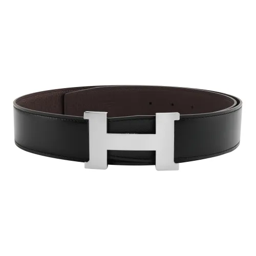 HERMES Constance Leather Belts Men