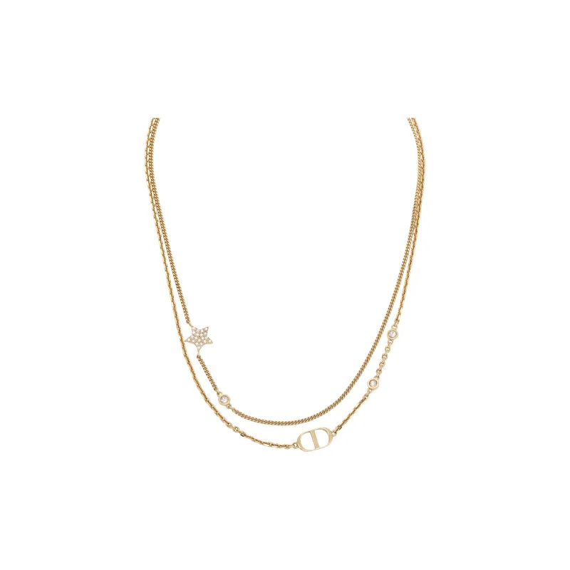 DIOR Metal Necklaces Women's Gold-1