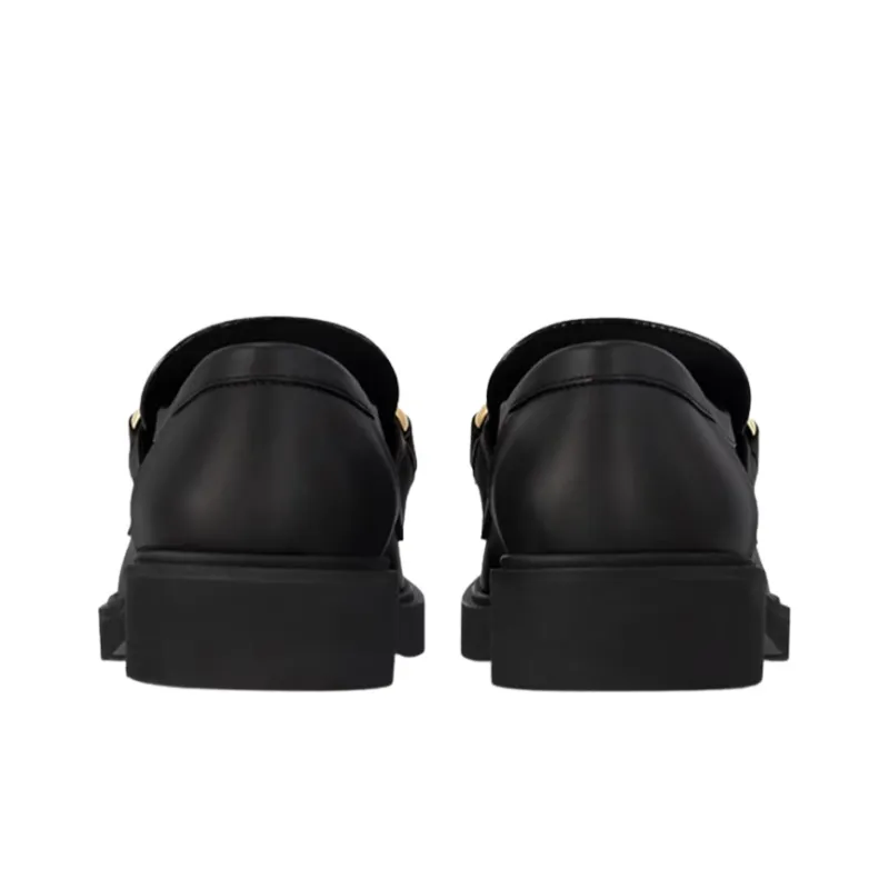 LOUIS VUITTON Academy Loafers 2cm Women's Black-3