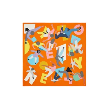 HERMES Silk Scarves Women's Multicolor
