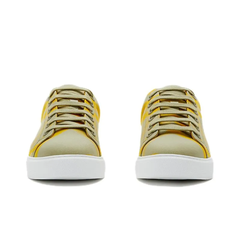 Burberry Checked Low-top Canvas Sneakers-2