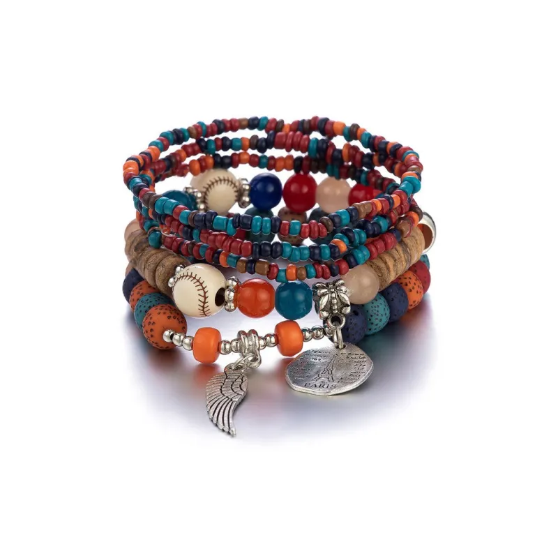 OQD Seed Bead Buddhist Bead Bracelets Unisex-2