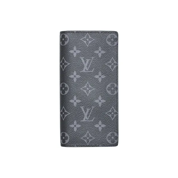 LOUIS VUITTON Wallet Brazza Monogram Eclipse Black-0