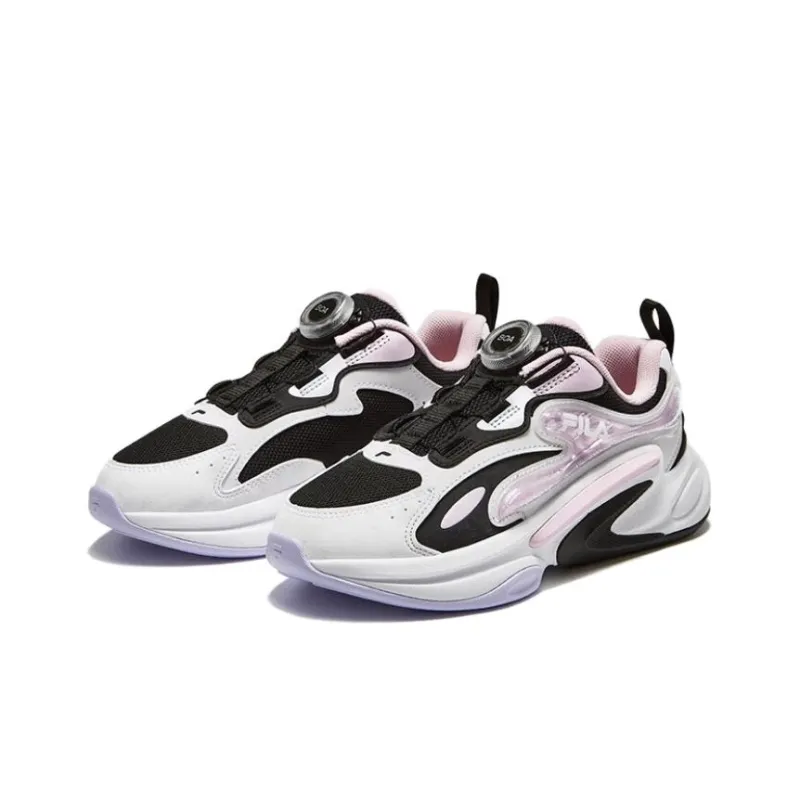 FILA KIDS Cushioning Low Top Kids' Running Shoes Snow Lilac Teenagers-1
