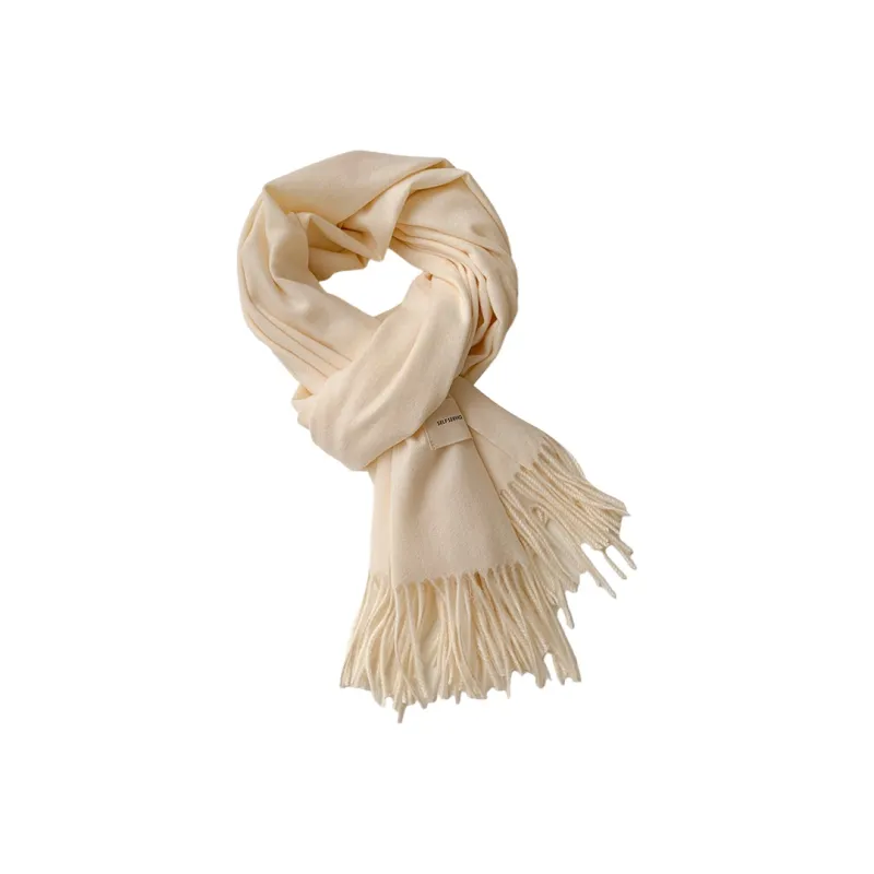 Youyoulan Faux Cashmere Knit Scarves Women's-2