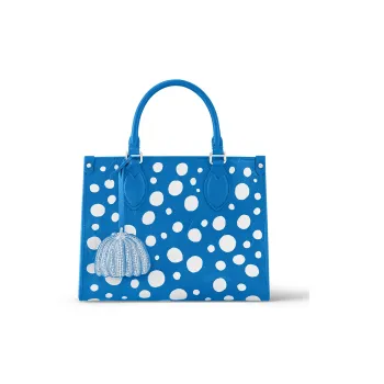 LOUIS VUITTON Lv X Ky Onthego Pm Blue/White