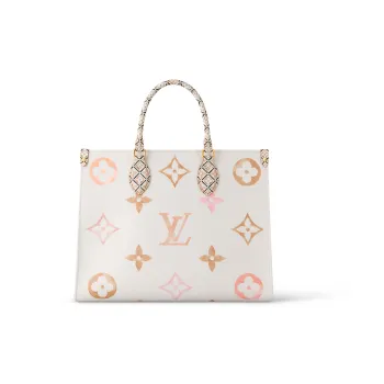 LOUIS VUITTON OnTheGo Mm Beige