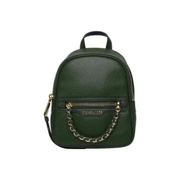 MICHAEL KORS Elliot Litchi Grain Leather Backpack Extra Small Women's Jasper