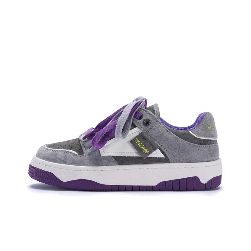 MALEMONKEY Anti-Slip And Wear-Resistant Lightweight Low-Top Skateboard Shoes Women's-2