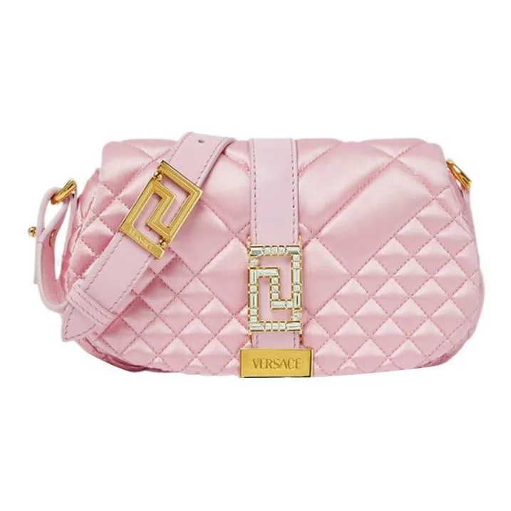 FANSIZHE Viscose With Silk Blend Crossbody Bag, Shoulder Bag Women's Pink-0