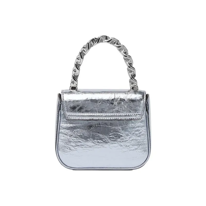 VERSACE La Medusa Lambskin Shoulder Bag Crossbody Bag Handbag Mini Women's Light Blue-2