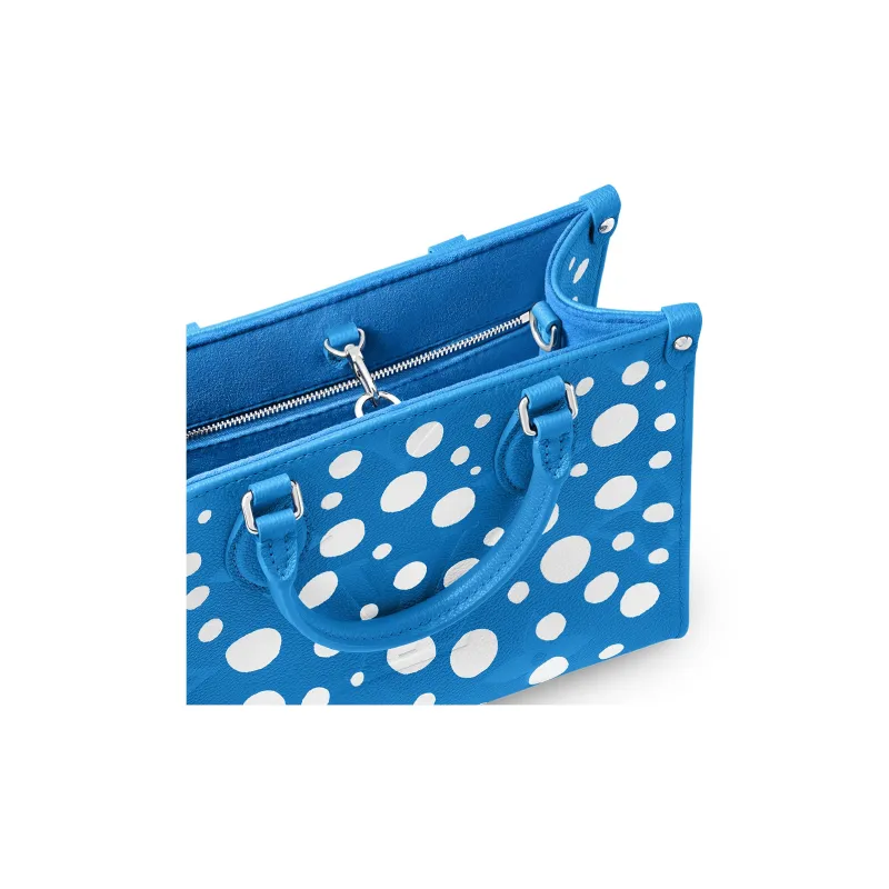 LOUIS VUITTON Lv X Ky Onthego Pm Blue/White-5