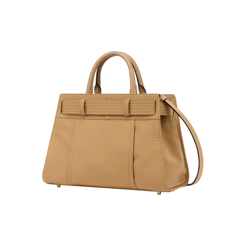 MOSCHINO Cotton And Polyamide Blend Shoulder Bag Crossbody Bag Handbag Women's Light Brown-1