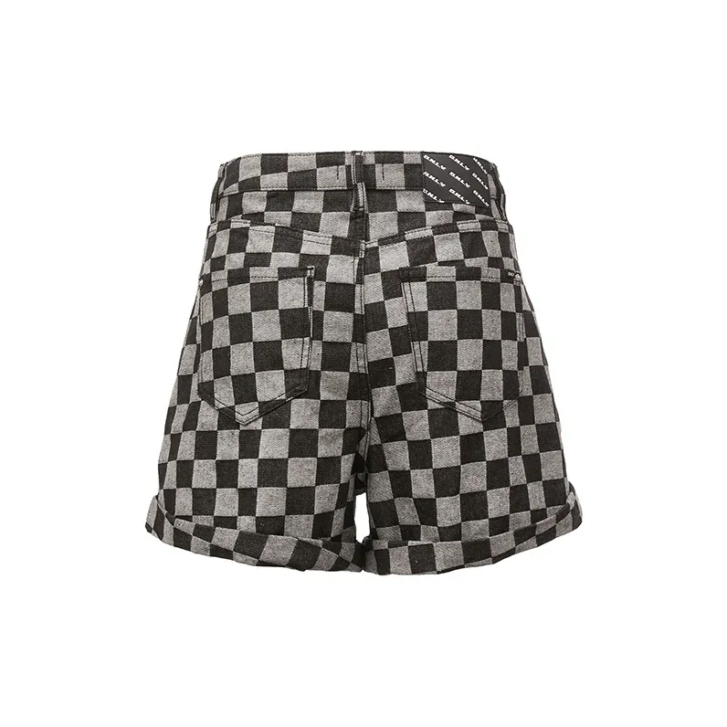 ONLY Denim Shorts Women's Black Denim-1