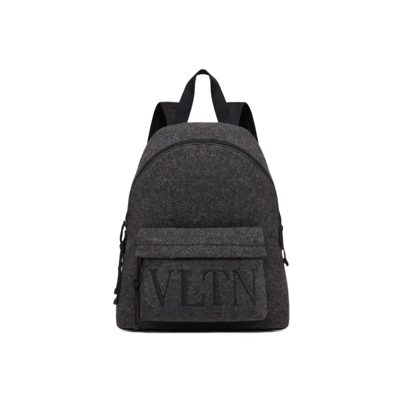 Valentino VLTN Felt Backpack Regular Men's Anthracite/Black-0