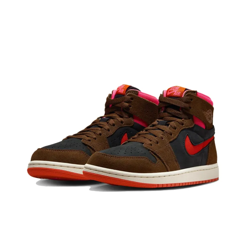 Jordan 1 High Zoom Air CMFT 2 Cacao Wow Picante Red Women's-2