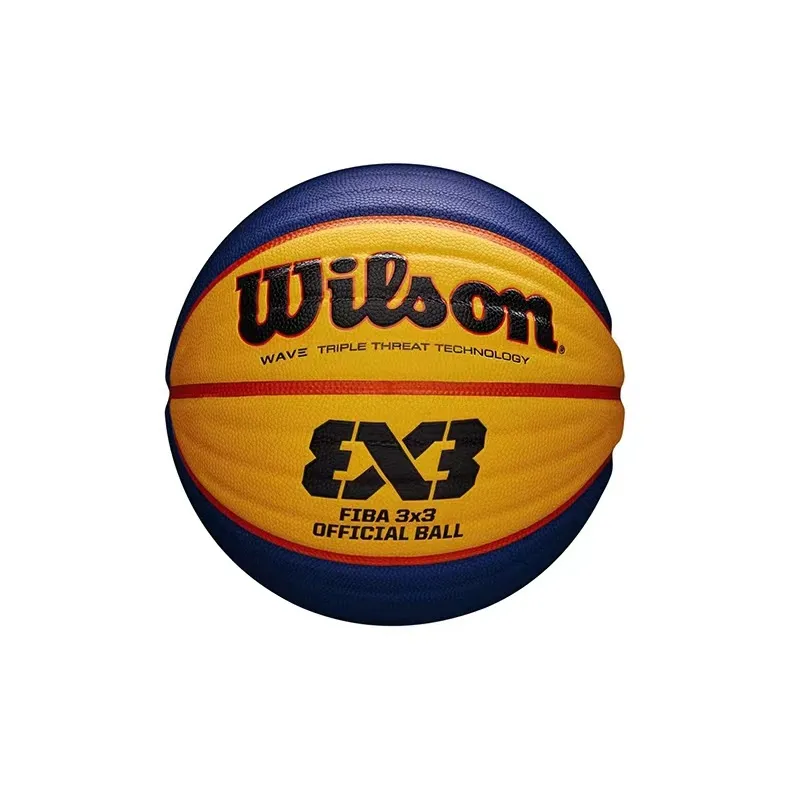 Wilson PU Basketball Blue Orange Size 6 Training-0