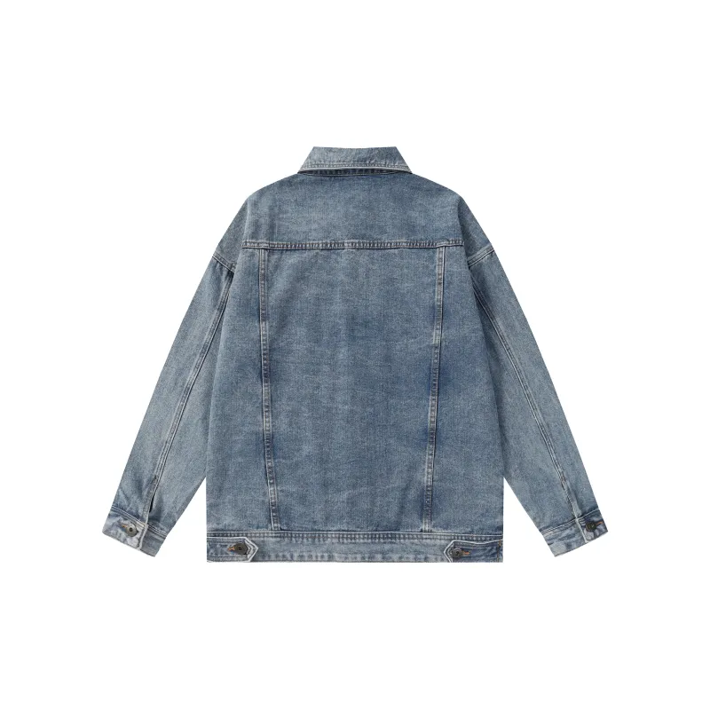 THINGYLAB Denim Jackets Unisex Blue-1