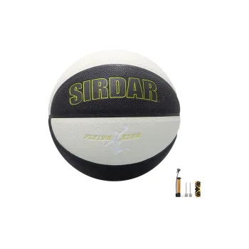 SIRDAR PU Basketball Black White Size 7 Ball Training Unisex